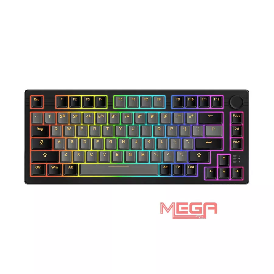 Bàn phím cơ DAREU EK75 Pro Black Golden Dream switch