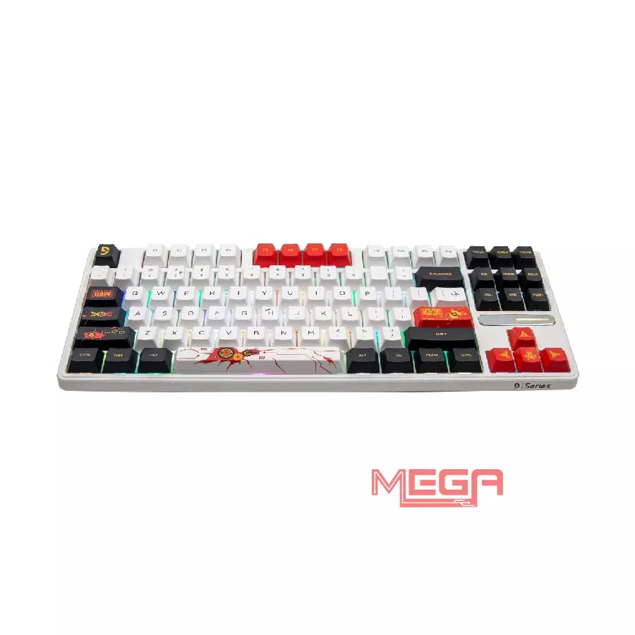 Bàn phím cơ Fuhlen GK87S Fire heart Red Switch