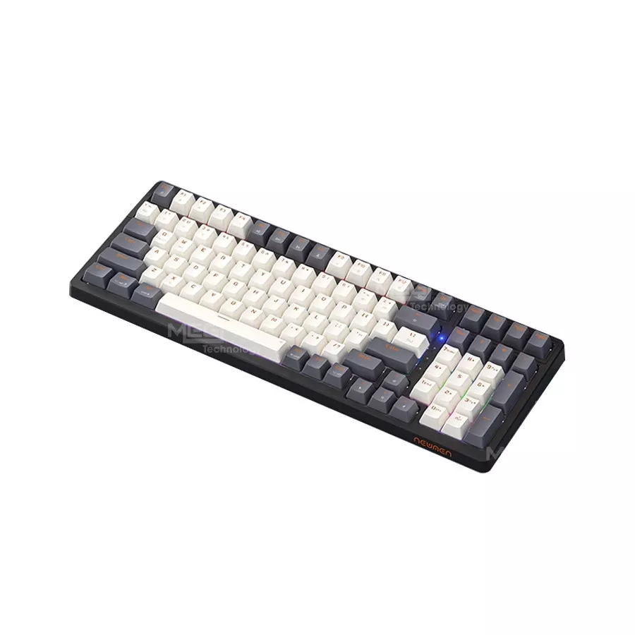 Bàn phím cơ có dây Newmen GM328 Grey White