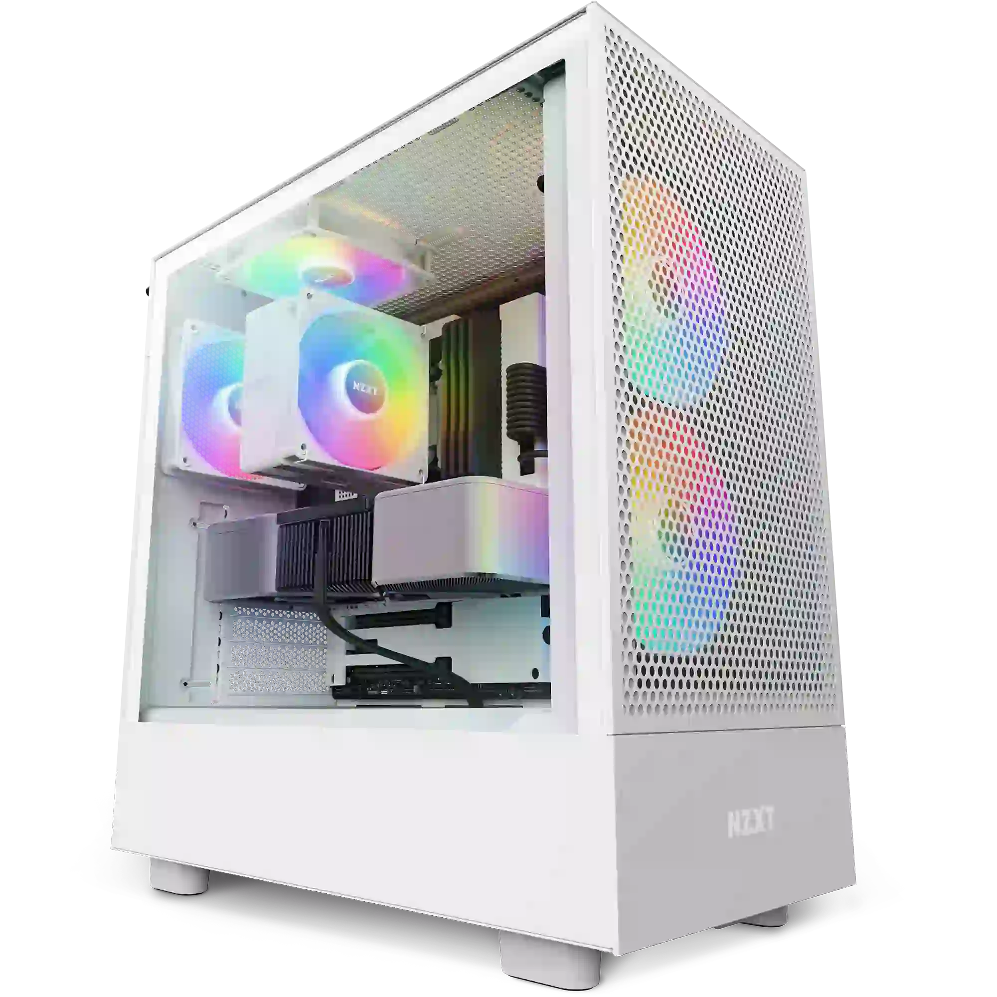 Case NZXT H5 Flow RGB White CC-H51FW-R1