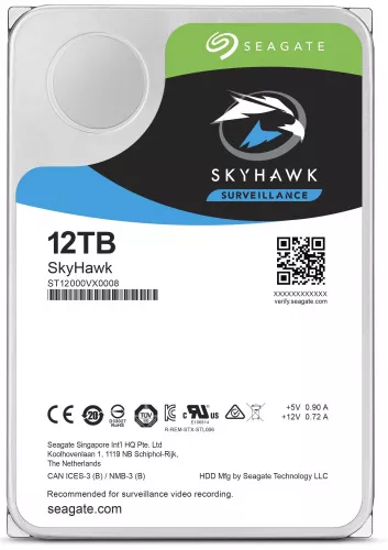 Ổ cứng PC HDD  12TB Seagate Surveillance Skyhawk ST12000VX0008