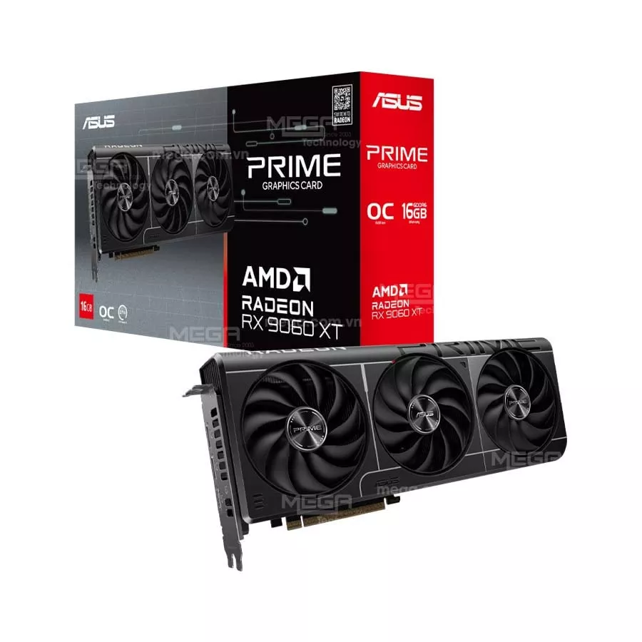 Vga Asus Prime Radeon RX 9060 XT OC Edition 16GB GDDR6