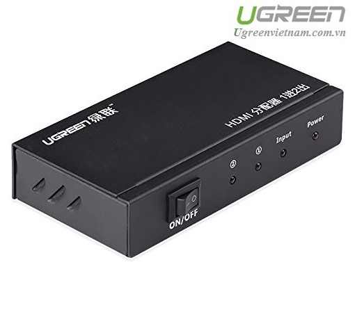 Bộ chia HDMI 1 ra 2 hỗ trợ Full HD Ugreen 40201