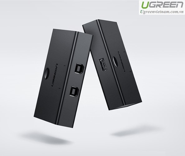 Bộ chia máy in 1 ra 2 cổng USB 2.0 chính hãng Ugreen 30345