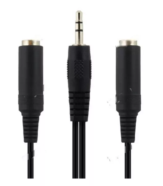 Cáp chia 1 đầu 3.5mm ra 2 thiết bị âm thanh cùng lúc Unitek Y-C 901
