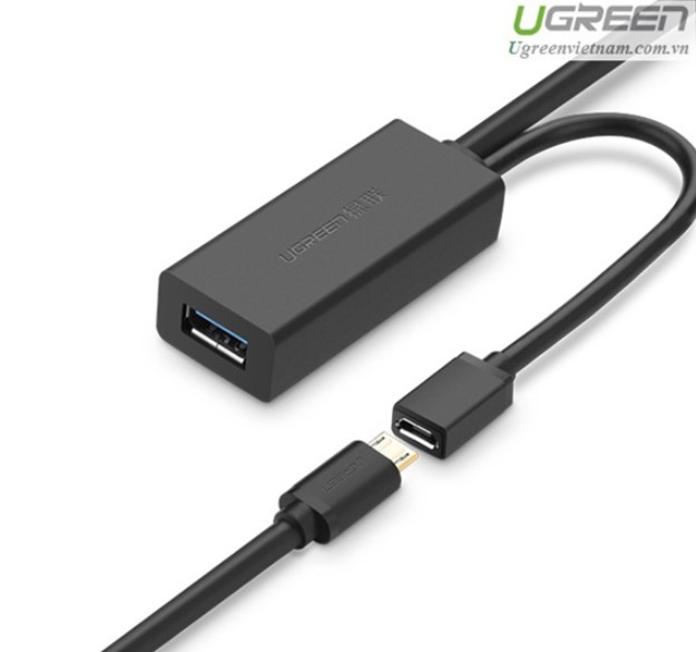 Cáp USB nối dài 3.0 dài 5m Chipset Ugreen 20826