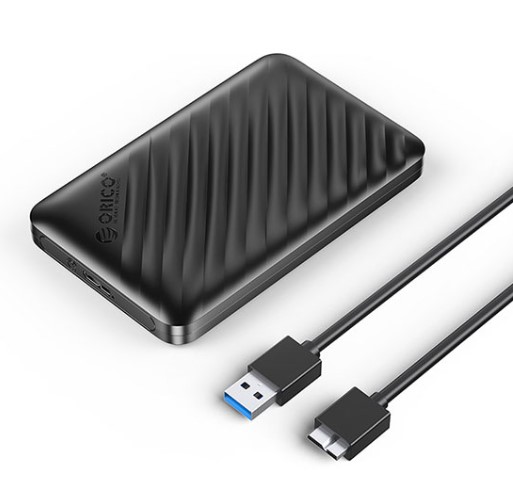 HDD Box ổ cứng Orico-2521U3-V1-BK 2.5" SSD-HDD SATA 3 USB 3.0 đen