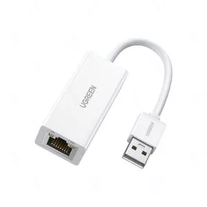Cáp chuyển USB 3.0 to Lan hỗ trợ 10-100-1000 Mbps Ugreen 20255 màu trắng