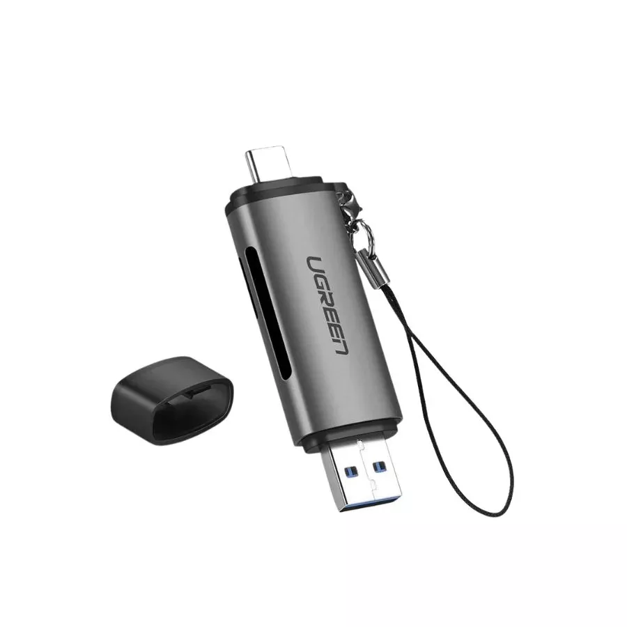 Đầu đọc thẻ USB 3.0 + Type C cho thẻ SD-TF Ugreen 50706