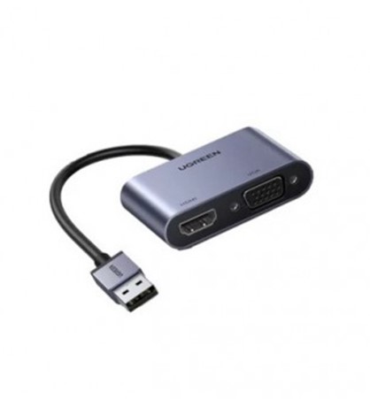 Bộ chuyển USB sang HDMI + VGA Ugreen 20518