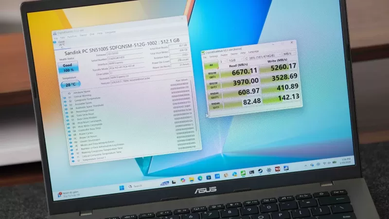 Hiệu năng laptop Asus AI thế hệ mới